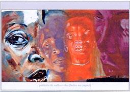 paintings african girls women black